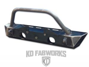 KD Fabworks 07+ JK Front Rock Crawler Bumper with Hoop (JK-F0716H)