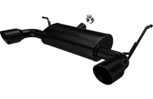 MagnaFlow 07-16 2-4dr JK MF Series 2.5in Axle Back Dual Outlet Black Coated Tip Stainless Exhaust (15160)