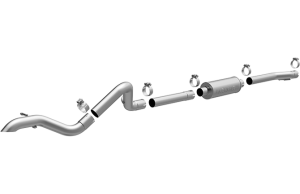 MagnaFlow 07-11 4dr JK RC Series 2.5in Cat Back Single Outlet Stainless Exhaust (15239)