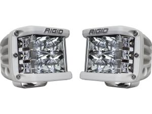Rigid Industries D-SS White Finish Dual LED Lights 