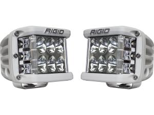 Rigid Industries D-SS White Finish Dual LED Lights 