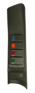 Daystar Jeep JK 07-10 Pillar Switch Pod (with switches included) (KJ71044BK)