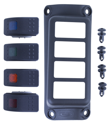 Daystar Jeep JK Wrangler 07-16 A-Pillar Switch Panel (KJ71056BK)