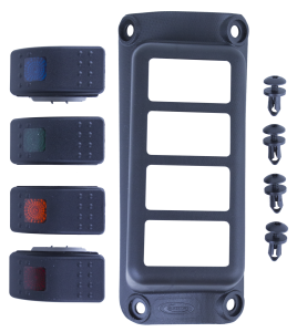 Daystar Jeep JK Wrangler 07-16 A-Pillar Switch Panel (KJ71056BK)