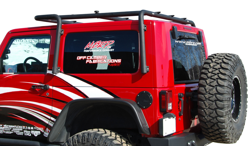 Mbrp 07 10 Jeep Jk Roof Rack System 2 Door