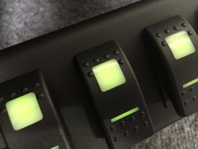 sPOD 07-08 JK model 6 Switch System with double LED light Contura rocker switches &amp; Source System (600-07LT-LED)
